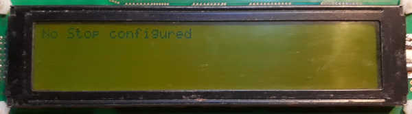 Display with imaginative message